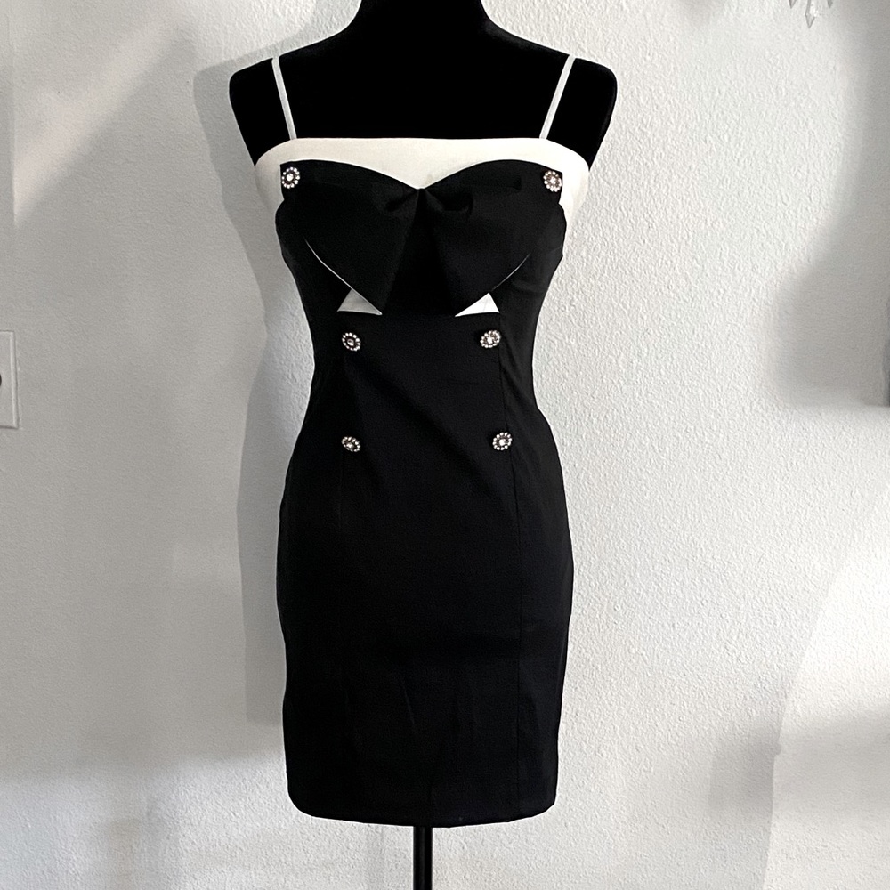 Tuxedo mini dress